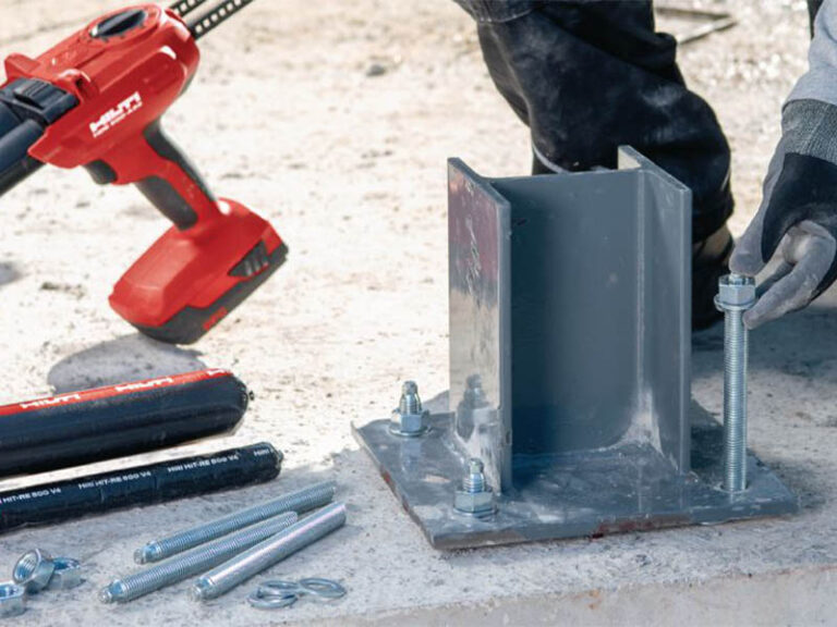 Khoan cấy thép bằng keo Hilti (HIT-RE 500, HY 200…)